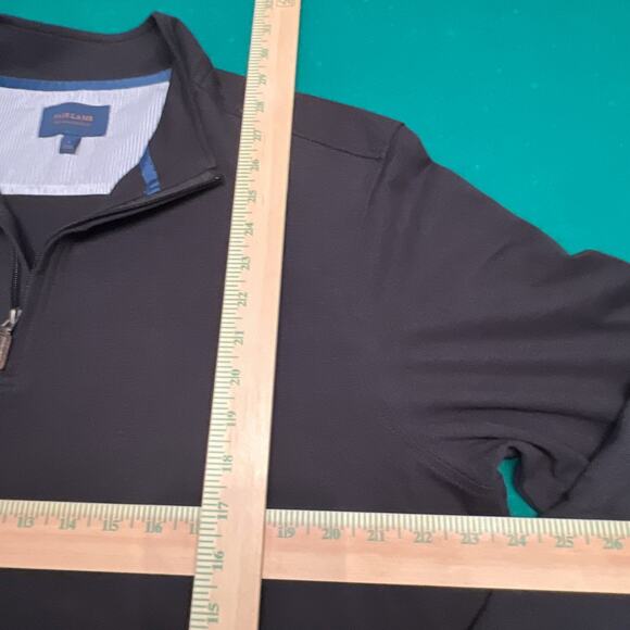Fairlane Shirt Mens M 1/4 Zip Pullover Golf Performance Pique Texture Polo Knit - Picture 4 of 8